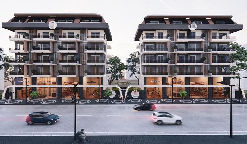 شقق بالتقسيط - ضمن مجمع سكني حديث -في مهموتلار / الانيا 