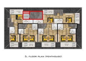 شقق بالتقسيط - ضمن مجمع سكني حديث -في مهموتلار / الانيا 