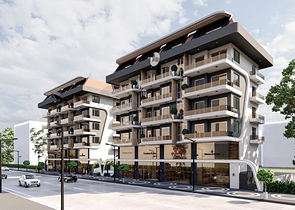 شقق بالتقسيط - ضمن مجمع سكني حديث -في مهموتلار / الانيا 