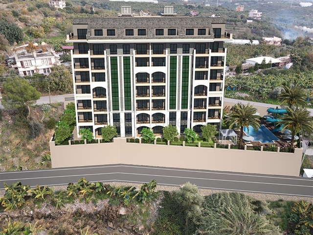 شقق ضمن مجمع سكني قيد الانشاء -في مهموتلار / الانيا 