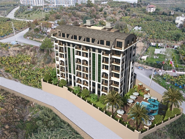 شقق ضمن مجمع سكني قيد الانشاء -في مهموتلار / الانيا 