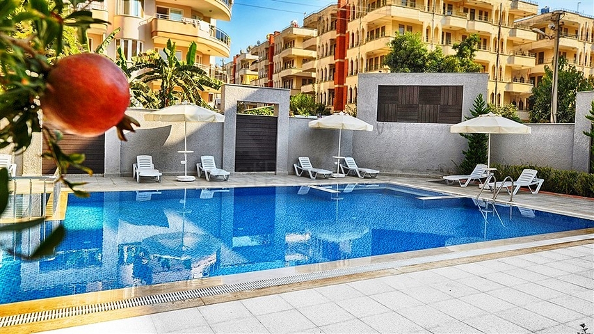 سعر منافس - شقة 2 غرفة وصالة -ضمن مجمع قريب من البحر -في مهموتلار / الانيا 