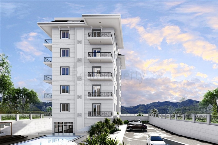 قريب من البحر -بالاقساط - شقق ضمن مجمع سكني في منطقة كارجي جاك / الانيا 