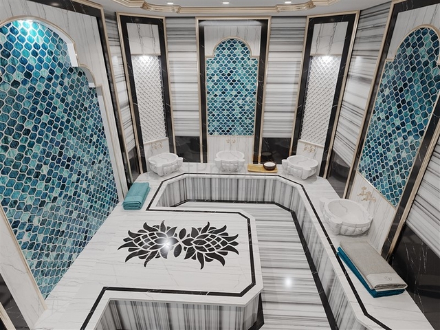 قريب من البحر -بالاقساط - شقق ضمن مجمع سكني في منطقة كارجي جاك / الانيا 