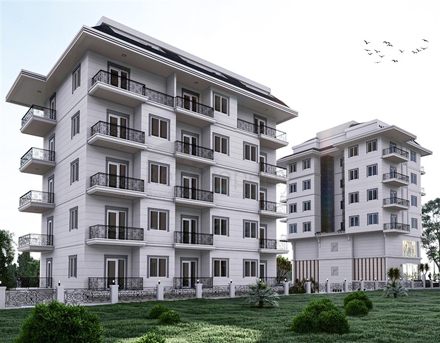 قريب من البحر -بالاقساط - شقق ضمن مجمع سكني في منطقة كارجي جاك / الانيا 