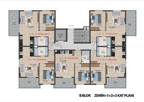 قريب من البحر -بالاقساط - شقق ضمن مجمع سكني في منطقة كارجي جاك / الانيا 