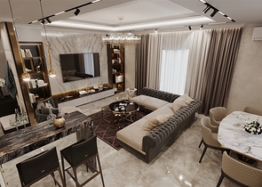 قريب من البحر -بالاقساط - شقق ضمن مجمع سكني في منطقة كارجي جاك / الانيا 