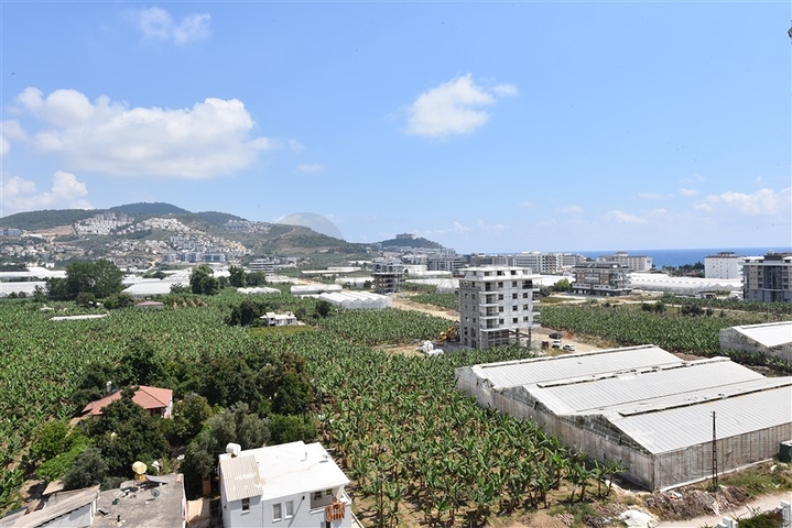 اطلالة بحر وجبل - دوبلكس عائلية واسعة -تصميم 3 غرف نوم وصالتين -في مهموتلار / الانيا 