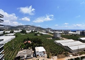 اطلالة بحر وجبل - دوبلكس عائلية واسعة -تصميم 3 غرف نوم وصالتين -في مهموتلار / الانيا 