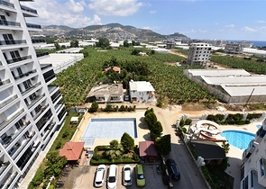 اطلالة بحر وجبل - دوبلكس عائلية واسعة -تصميم 3 غرف نوم وصالتين -في مهموتلار / الانيا 