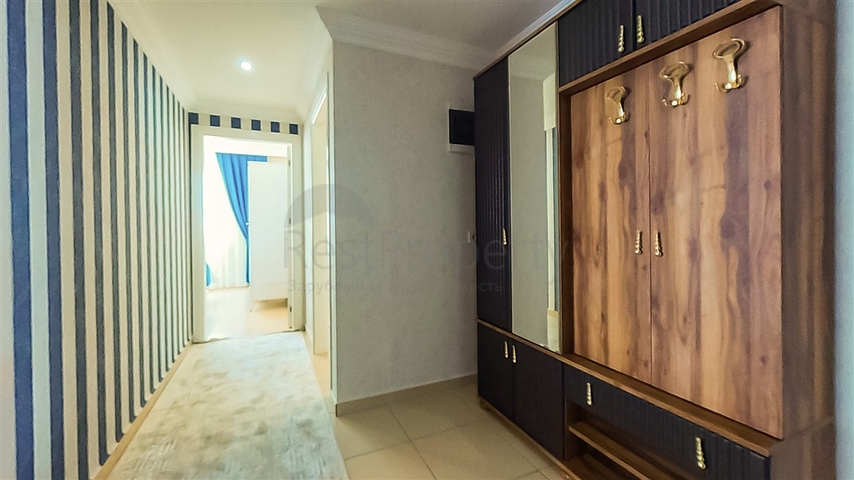 تصميم انيق -شقة 2 غرفة وصالة -قريبة من البحر -في مهموتلار / الانيا 