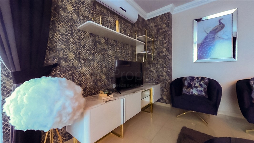 تصميم انيق -شقة 2 غرفة وصالة -قريبة من البحر -في مهموتلار / الانيا 