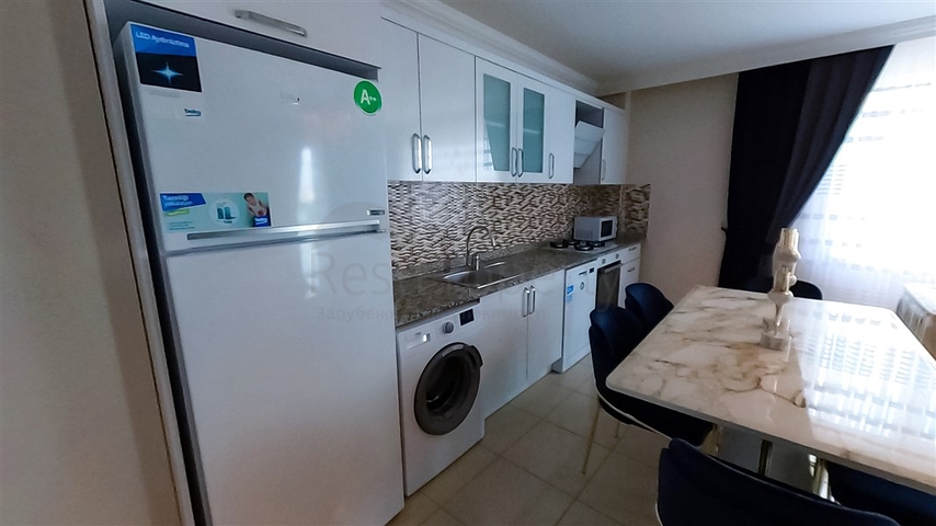 تصميم انيق -شقة 2 غرفة وصالة -قريبة من البحر -في مهموتلار / الانيا 