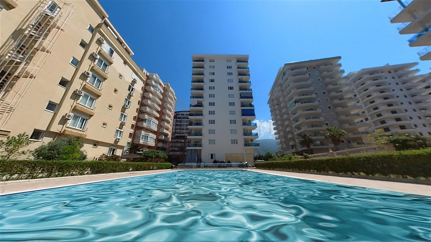 تصميم انيق -شقة 2 غرفة وصالة -قريبة من البحر -في مهموتلار / الانيا 