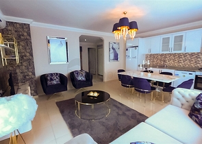 تصميم انيق -شقة 2 غرفة وصالة -قريبة من البحر -في مهموتلار / الانيا 