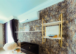 تصميم انيق -شقة 2 غرفة وصالة -قريبة من البحر -في مهموتلار / الانيا 