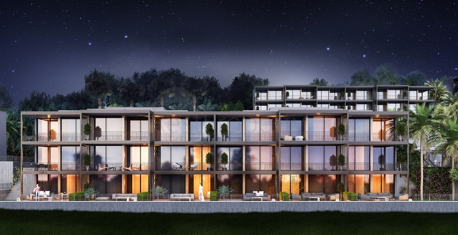 سعر منافس - شقة 2 غرفة وصالة -ضمن مجمع فاخر في بودروم 