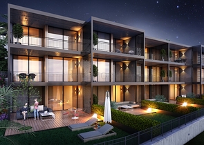 سعر منافس - شقة 2 غرفة وصالة -ضمن مجمع فاخر في بودروم 