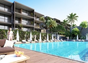 سعر منافس - شقة 2 غرفة وصالة -ضمن مجمع فاخر في بودروم 