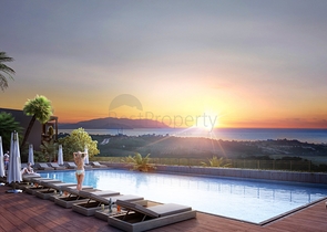 سعر منافس - شقة 2 غرفة وصالة -ضمن مجمع فاخر في بودروم 