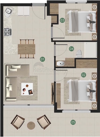 شقق بأسعار مناسبة في بودروم 