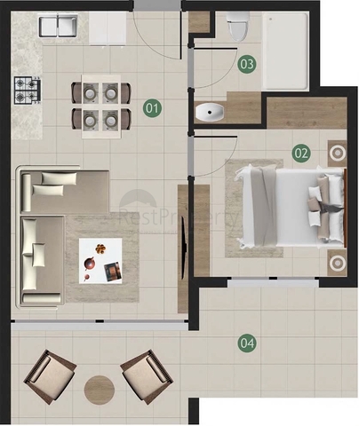 شقق بأسعار مناسبة في بودروم 