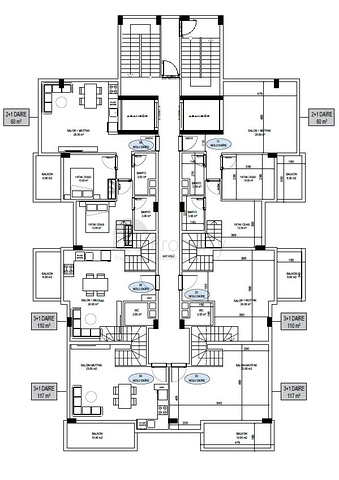 قريبة من البحر والخدمات -شقق بالتقسيط -في افسلار / الانيا 