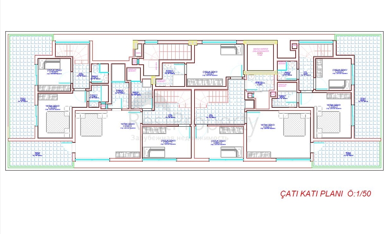 بارتفاع 3 طوابق فقط ! شقق ضمن مجمع حديث -بالتقسيط -في مهموتلار / الانيا 