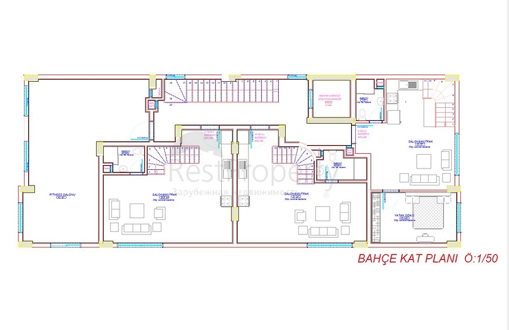 بارتفاع 3 طوابق فقط ! شقق ضمن مجمع حديث -بالتقسيط -في مهموتلار / الانيا 