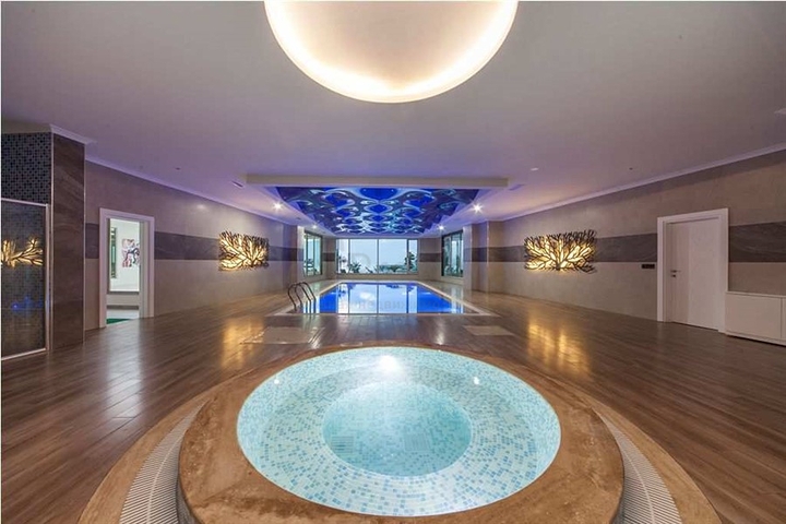 اطلالة بحر مباشرة - مجمع 5 نجوم - شقة 2 غرفة وصالة -في كارجي جاك / الانيا 