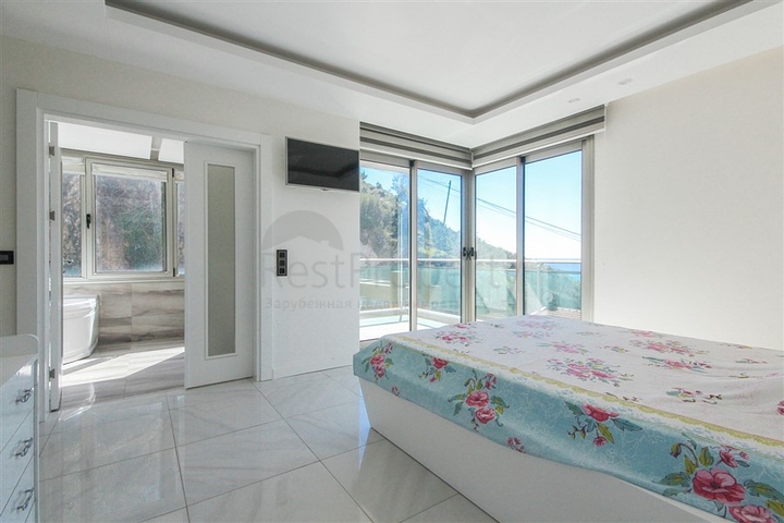 اطلالة بحر مباشرة - مجمع 5 نجوم - شقة 2 غرفة وصالة -في كارجي جاك / الانيا 