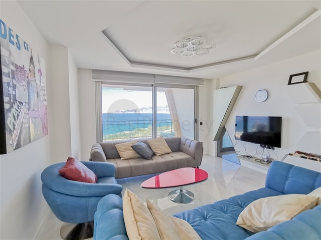 اطلالة بحر مباشرة - مجمع 5 نجوم - شقة 2 غرفة وصالة -في كارجي جاك / الانيا 