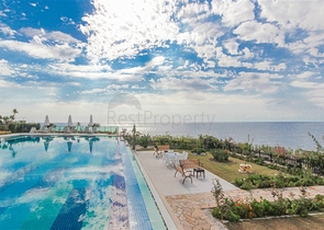 اطلالة بحر مباشرة - مجمع 5 نجوم - شقة 2 غرفة وصالة -في كارجي جاك / الانيا 