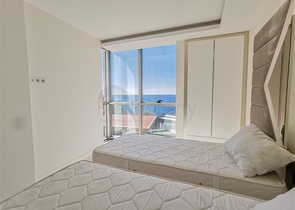 اطلالة بحر مباشرة - مجمع 5 نجوم - شقة 2 غرفة وصالة -في كارجي جاك / الانيا 