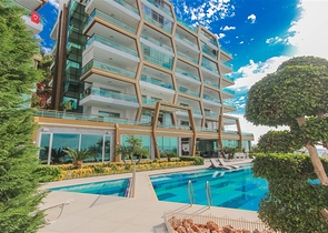 اطلالة بحر مباشرة - مجمع 5 نجوم - شقة 2 غرفة وصالة -في كارجي جاك / الانيا 