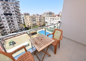 سعر اقتصادي - شقة استديو مفروشة ضمن مجمع سكني يضم خدمات -في مهموتلار / الانيا 