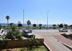 خط اول على البحر -شقة 2 غرفة وصالة -في مهموتلار / الانيا 