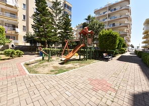 خط اول على البحر -شقة 2 غرفة وصالة -في مهموتلار / الانيا 