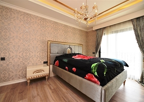 اطلالة بحر -شقة 2 غرفة وصالة -ضمن مجمع بخدمات 5 نجوم -في مركز الانيا 