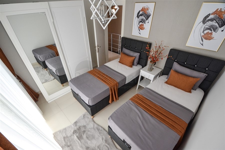 قريبة من شاطئ كليوباترا - دوبلكس مميزة -تصميم 1+2 - في مركز الانيا 