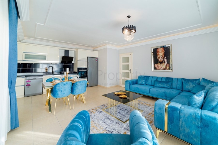 اطلالة بحر -شقة مفروشة - تصميم 1+2 - في مهموتلار / الانيا 