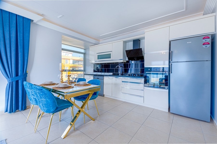 اطلالة بحر -شقة مفروشة - تصميم 1+2 - في مهموتلار / الانيا 