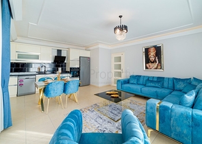 اطلالة بحر -شقة مفروشة - تصميم 1+2 - في مهموتلار / الانيا 