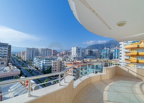 اطلالة بحر -شقة مفروشة - تصميم 1+2 - في مهموتلار / الانيا 