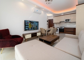 مجمع بخدمات فندقية -شقة غرفة وصالة -في مهموتلار / الانيا 