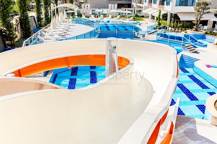 مجمع فاخر - 5 نجوم - شقة غرفة وصالة  -في مهموتلار / الانيا 