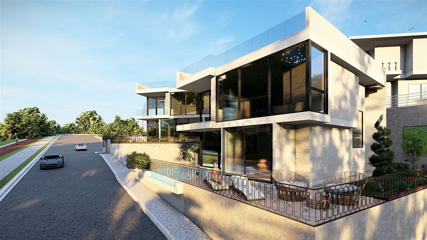 اطلالة بحر وقلعة -فلل فاخرة في مركز الانيا 