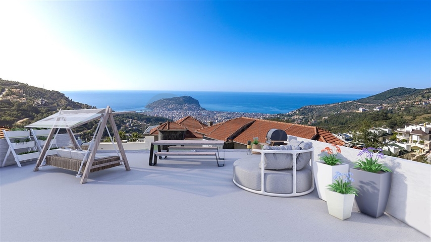 اطلالة بحر وقلعة -فلل فاخرة في مركز الانيا 