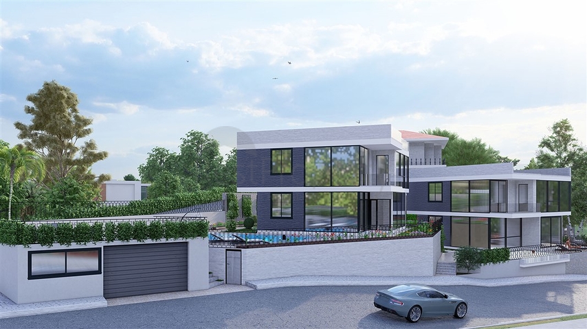 اطلالة بحر وقلعة -فلل فاخرة في مركز الانيا 