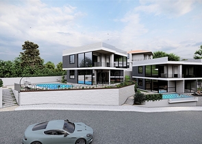 اطلالة بحر وقلعة -فلل فاخرة في مركز الانيا 